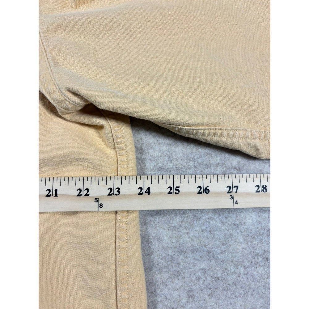 VTG LL Bean Chamois Cloth Shirt Men's 17 Tall Peach Heavy Flannel Made in USA - Picture 4 of 6
